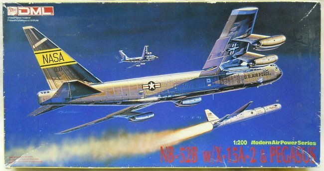 DML 1/200 NB-52B With X-15 and Pegasus, 2009 plastic model kit